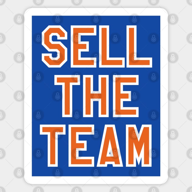 NY Sell The Team - Blue Magnet by KFig21